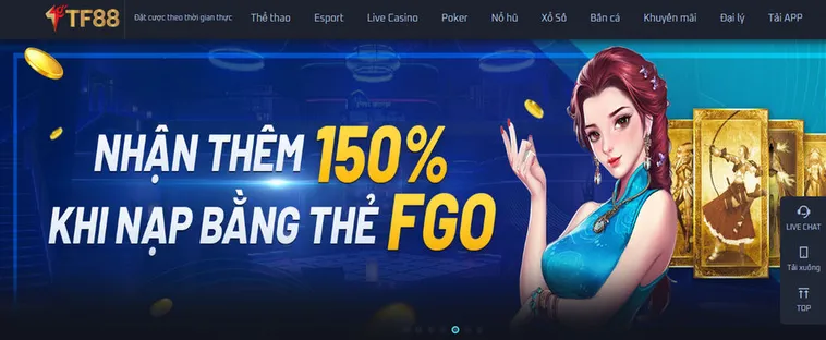 Nhà Cái TF88 Sân Chơi Cá Cược Trực Tuyến Đẳng Cấp Và Bảo Mật Tuyệt Đối